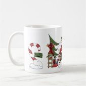 Père Noël Atelier de vacances Mug (Gauche)