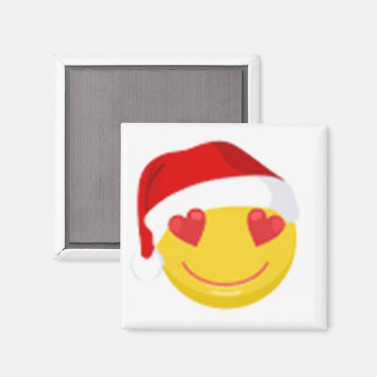 ***PÈRE NOËL AUX YEUX CARDIAQUES*** MAGNET POUR LU (Recto/Verso)