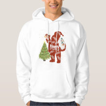Père Noël avec cadeaux Sweat - shirt à capuche bla