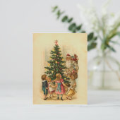 Père Noël avec des cadeaux - carte de voeux (Debout devant)