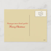 Père Noël avec des cadeaux - carte de voeux (Dos)