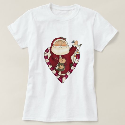 Père Noël avec des t-shirts et cadeaux Ragdoll (Design devant)
