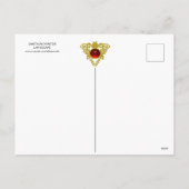 PÈRE NOËL AVEC ENFANT DANS LA CARTE DE VACANCES DE (Dos)