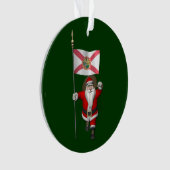 Père Noël Avec L'Ensigne De Floride (devant)