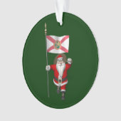 Père Noël Avec L'Ensigne De Floride (devant)