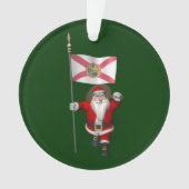 Père Noël Avec L'Ensigne De Floride (devant)