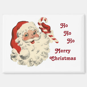Père Noël avec Magnet à la Canne de Bonbon