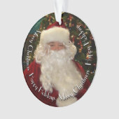 Père Noël avec texte personnalisable (devant)