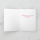 Père Noël avec un sac énorme de Noël joue la carte (Intérieur)