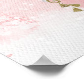 Père Noël Baby Baby shower de Noël Affiche de bien (Coin)