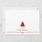 père Noël Baby Christmas Baby Faire-part (Dos)