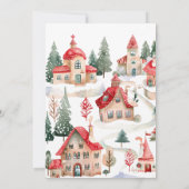 Père Noël Baby Christmas Baby shower Invitation (Dos)