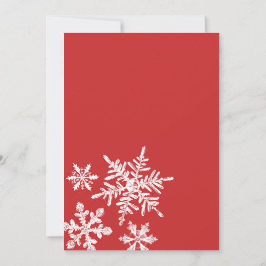 Père Noël Baby Christmas Baby Shower Invitations (Dos)