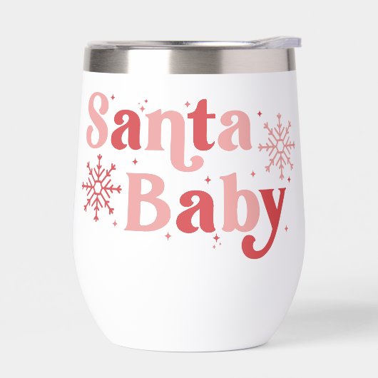 Père Noël Baby - Fun Holiday Typography Design (Gauche)