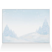 Père Noël Baby Noël Baby shower d'hiver Merci (Intérieur Horizontal (Haut))