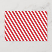 Père Noël Baby shower Carte de remerciements (Dos)