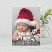 Père Noël Baby Stars Faire-part de naissance de No (Debout devant)