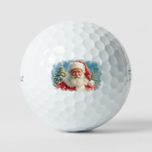 Père Noël, balle de golf ⛳ (Recto)