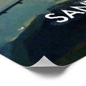 Père Noël Barbara, CA, USA Poster (Coin)