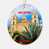 Père Noël Barbara California Pittoresque Ornement (Gauche)