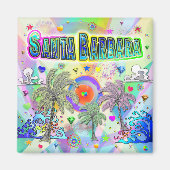 Père Noël Barbara Deep Dream Magnet (Devant)