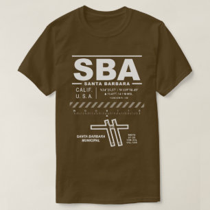 Père Noël Barbara Municipal Airport SBA T-Shirt