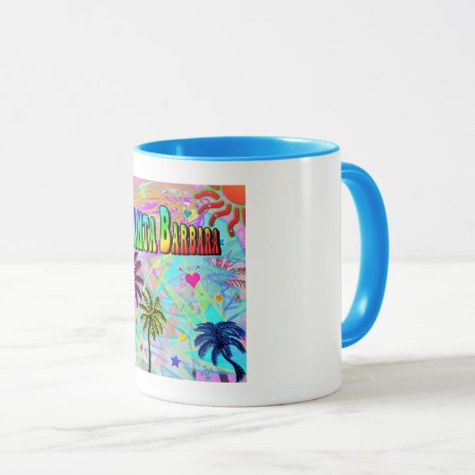 Père Noël Barbara Romance Mug (Devant droit)