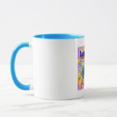 Père Noël Barbara Vacances Cible Mug (Gauche)