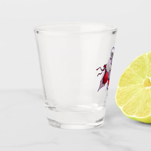 Père Noël Bat en verre (Gauche)