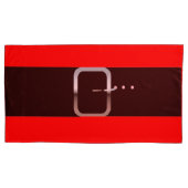 Père Noël Belly paire de taies d'oreiller, roi (devant-gauche)