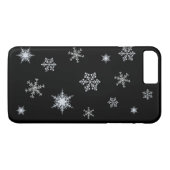 Père Noël Black iPhone 7 Plus Coque (Dos (Horizontal))