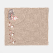 Père Noël Brown dans la couverture en toison de Sl (Devant (Horizontal))