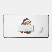 Père Noël buvant de la bière Graphique de Noël (Clavier et souris)
