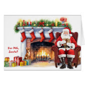 Père Noël Cadeau Chihuahua Chien Noël (Devant horizontal)