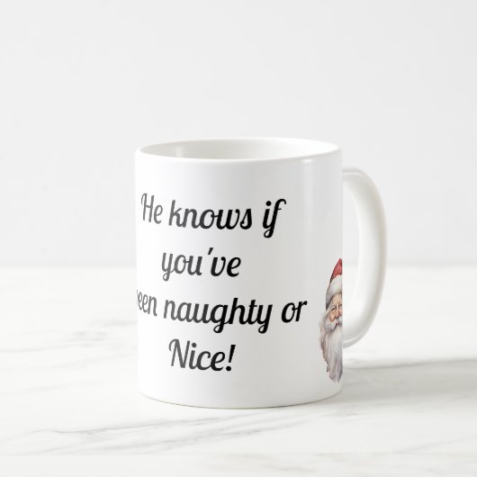 Père Noël Cam Coffee Mug (Devant droit)