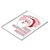 Père Noël carnet des tours de moustache (Côté gauche)