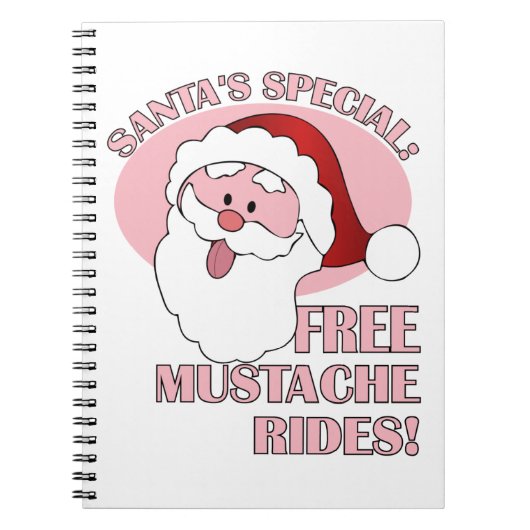 Père Noël carnet des tours de moustache (Devant)
