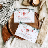 Père Noël Carte de remerciements de Baby shower de