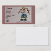 Père Noël Carte de visite (Devant / Derrière)