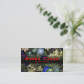 Père Noël carte de visite pour le plaisir ou profe (Debout devant)