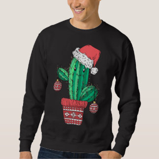 Père Noël Casquette Cactus Sweat Noël fête Noël No