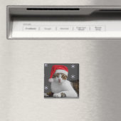 Père Noël Cat Magnet (In Situ (Lave-vaisselle))