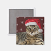 Père Noël Cat Magnet (Recto/Verso)