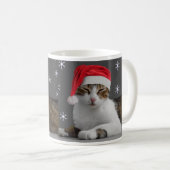 Père Noël Cat Mug (Devant droit)