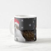 Père Noël Cat Mug (Devant gauche)