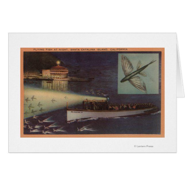 Père Noël Catalina Island, CA Casino, Flying Fish (Devant horizontal)