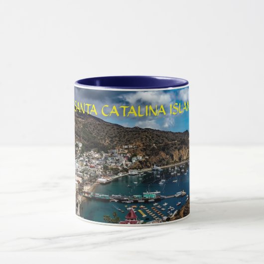 père Noël Catalina Panoramic Island Mug (Centre)
