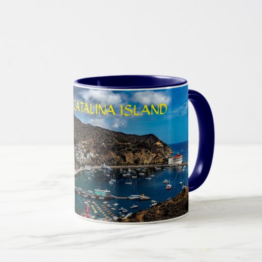 père Noël Catalina Panoramic Island Mug (Devant droit)