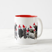 Père Noël Cats Christmas Mug (Devant droit)