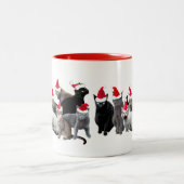 Père Noël Cats Christmas Mug (Centre)
